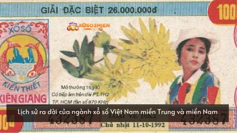 Lịch sử ra đời của ngành xổ số Việt Nam miền Trung và miền Nam